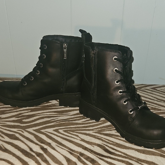 Harley-Davidson Women's Black Moto Boots - Picture 4 of 4